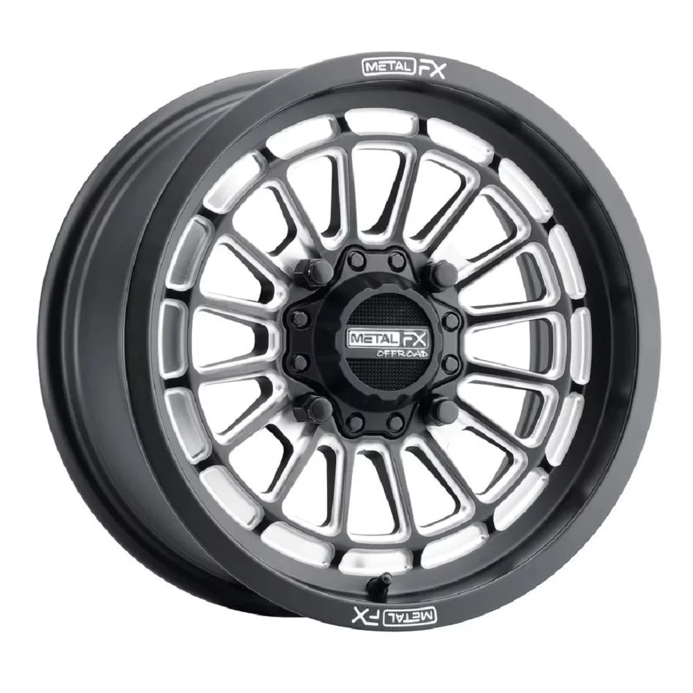 MetalFX Delta  15x7/15x10 Wheels Bk 33" SS360/ Tires Can-Am Maverick X3 / Honda Pioneer 1000 / Talon