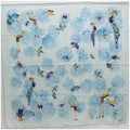 Pre-Owned Cartier silk scarf muffler bird pattern | Ladies (Good)