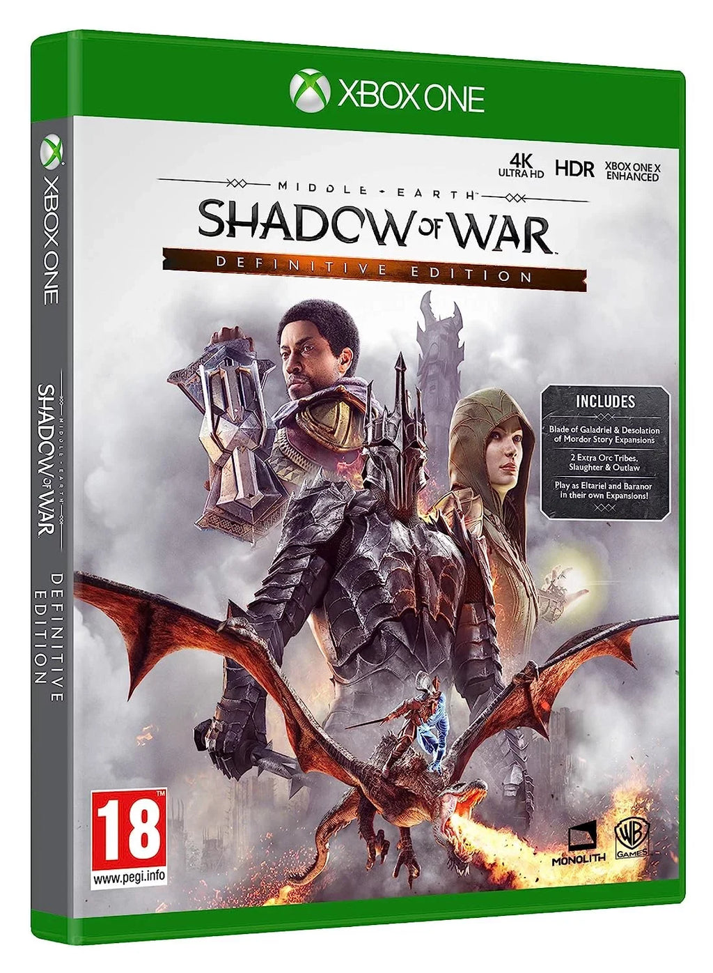 Middle Earth Shadow of War ( / Xbox One) Definitive Edition