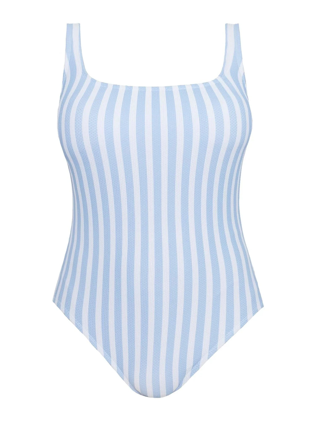Time and Tru Women's Pique Square Neck One Piece Swimsuit, Sizes -3X