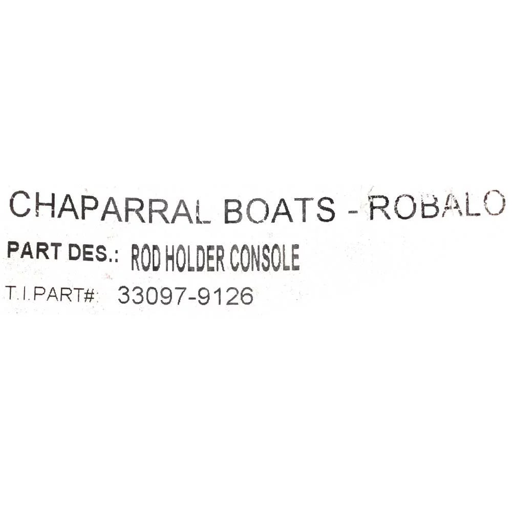 Robalo Boat Console Rod Holder Panel 26-9126 | R300 Starboard
