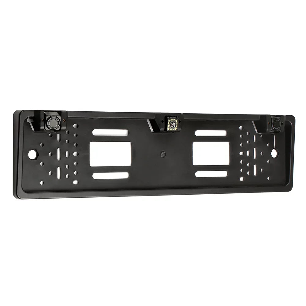 Tomshoo European License Plate Frame Backup Camera, 12  Rear View Camera, Car Reversing System, Parking Sensor