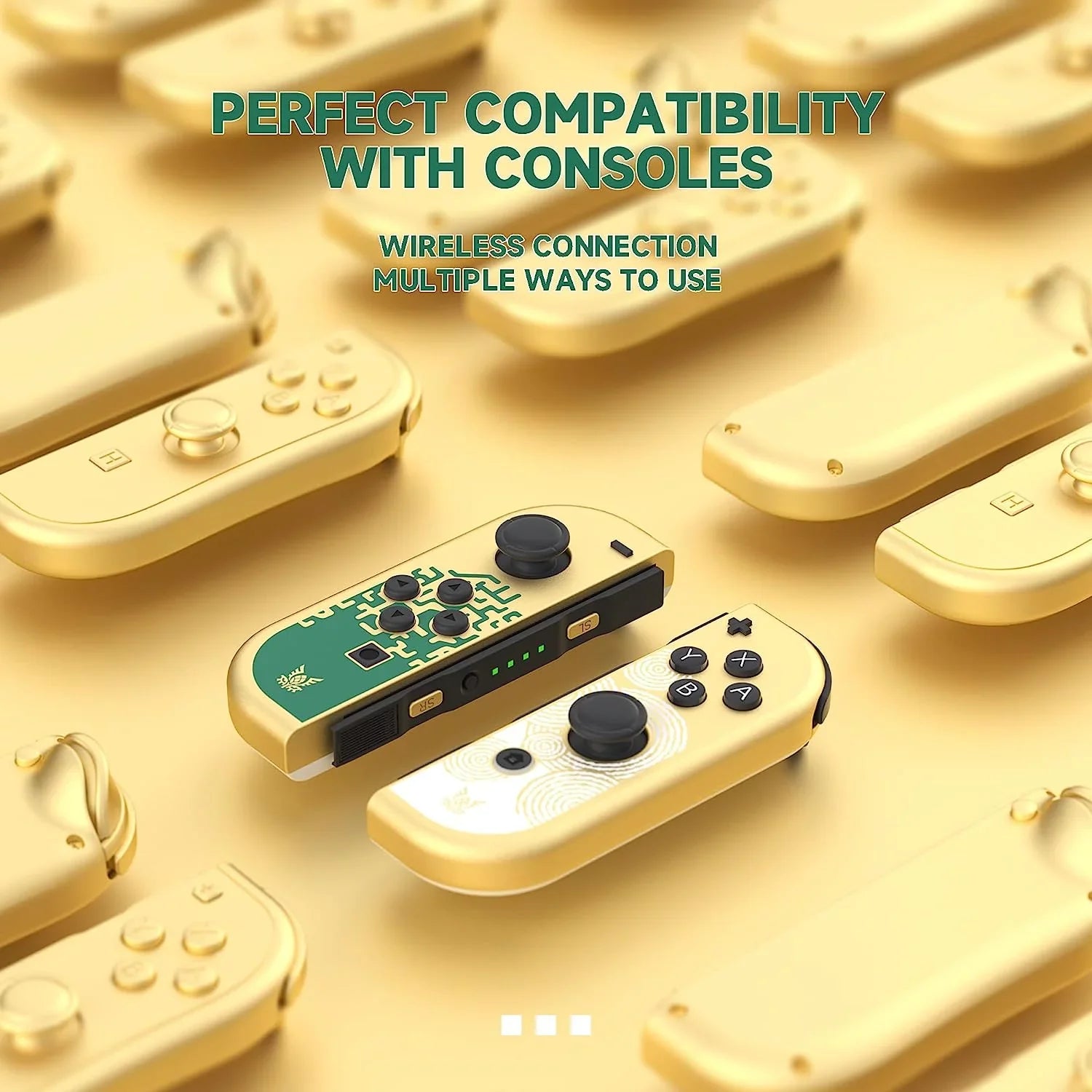 Joycons Controller for Nintendo Switch, Replacement for Wireless Left & Right Switch Controllers with Dual Vibration/Motion Control/Wake-up/Screenshot