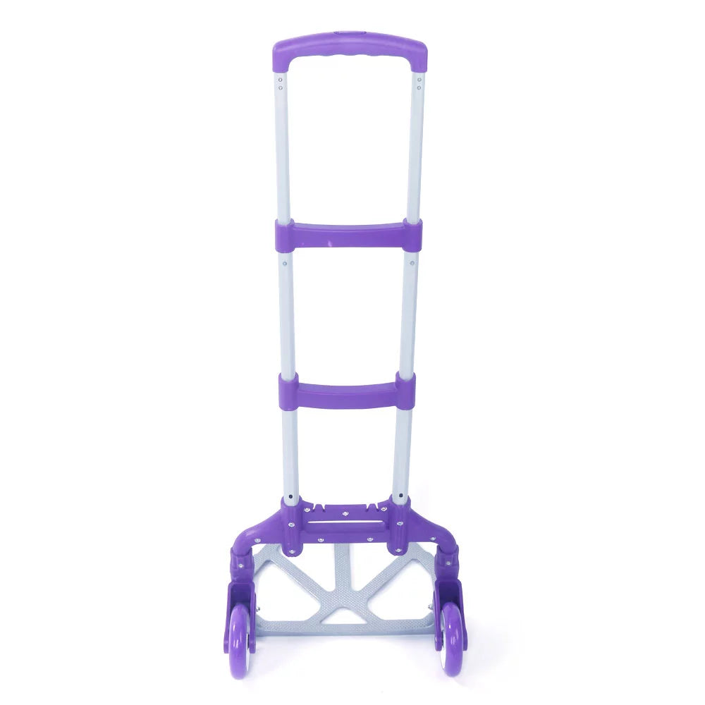 Portable Aluminium Cart Folding Dolly Push Truck Hand Collapsible Trolley Luggage