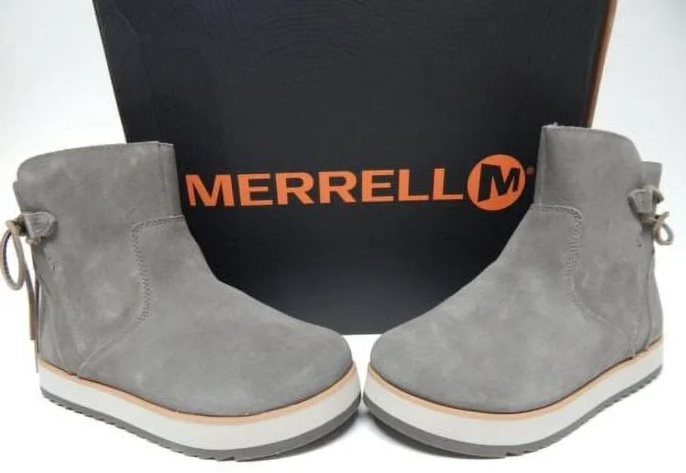 Merrell Polar Juno Bluff Sz  8 M  38.5 Women's  Suede Ankle Boots Boulder