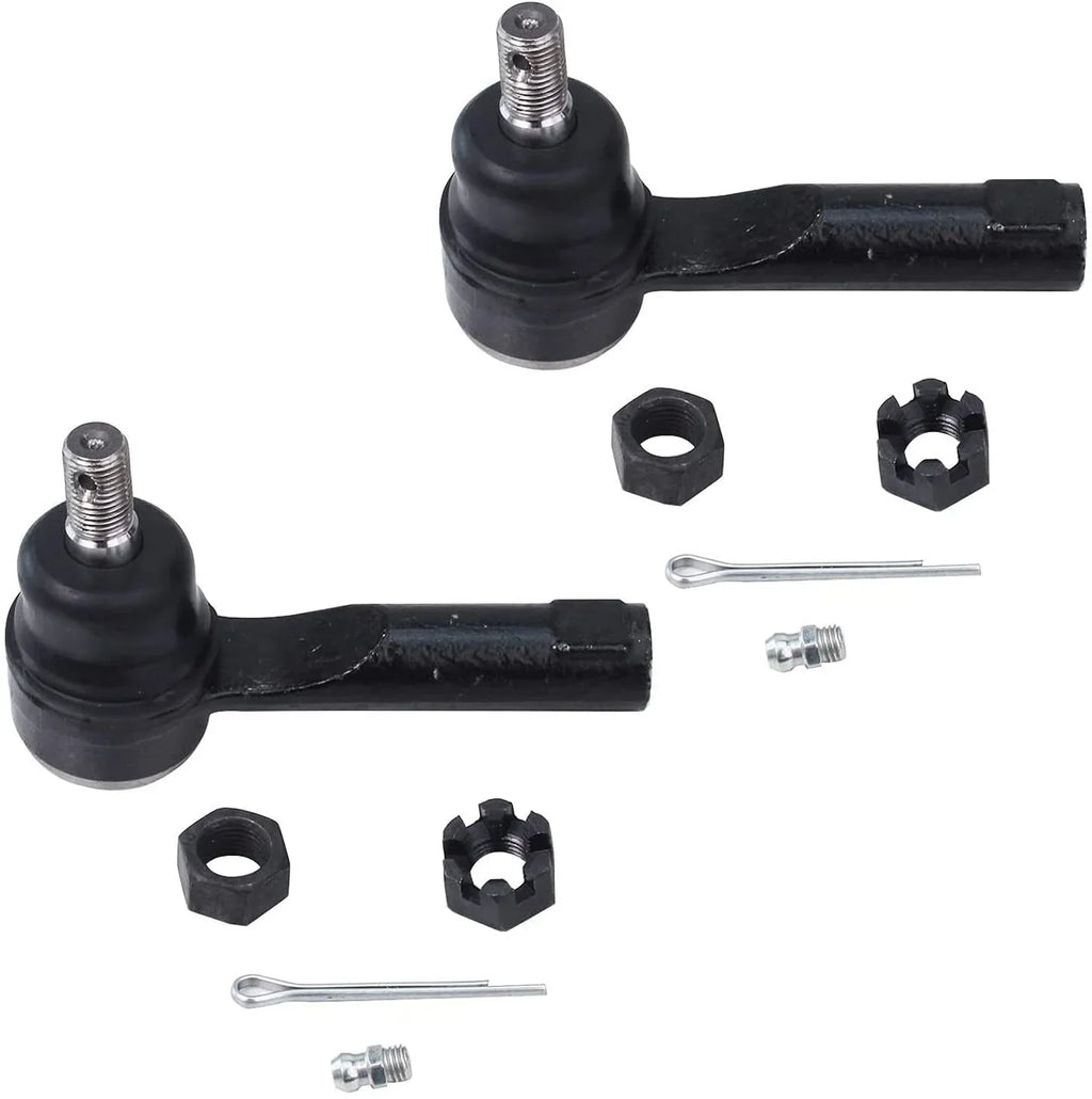 Detroit Axle - Front 6pc Suspension Kit for 95-06 Nissan Sentra, 95-98 200SX, 4 Tie Rod Ends 2 Boots 1995 1996 1997 1998 1999 2000 2001 2002 2003 2004 2005 2006 Replacement