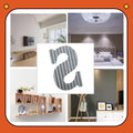 Galvanized Steel Numbers, Rustic Hanging Decor Symbols, Corrugated Metal Decoration, House Number (S)