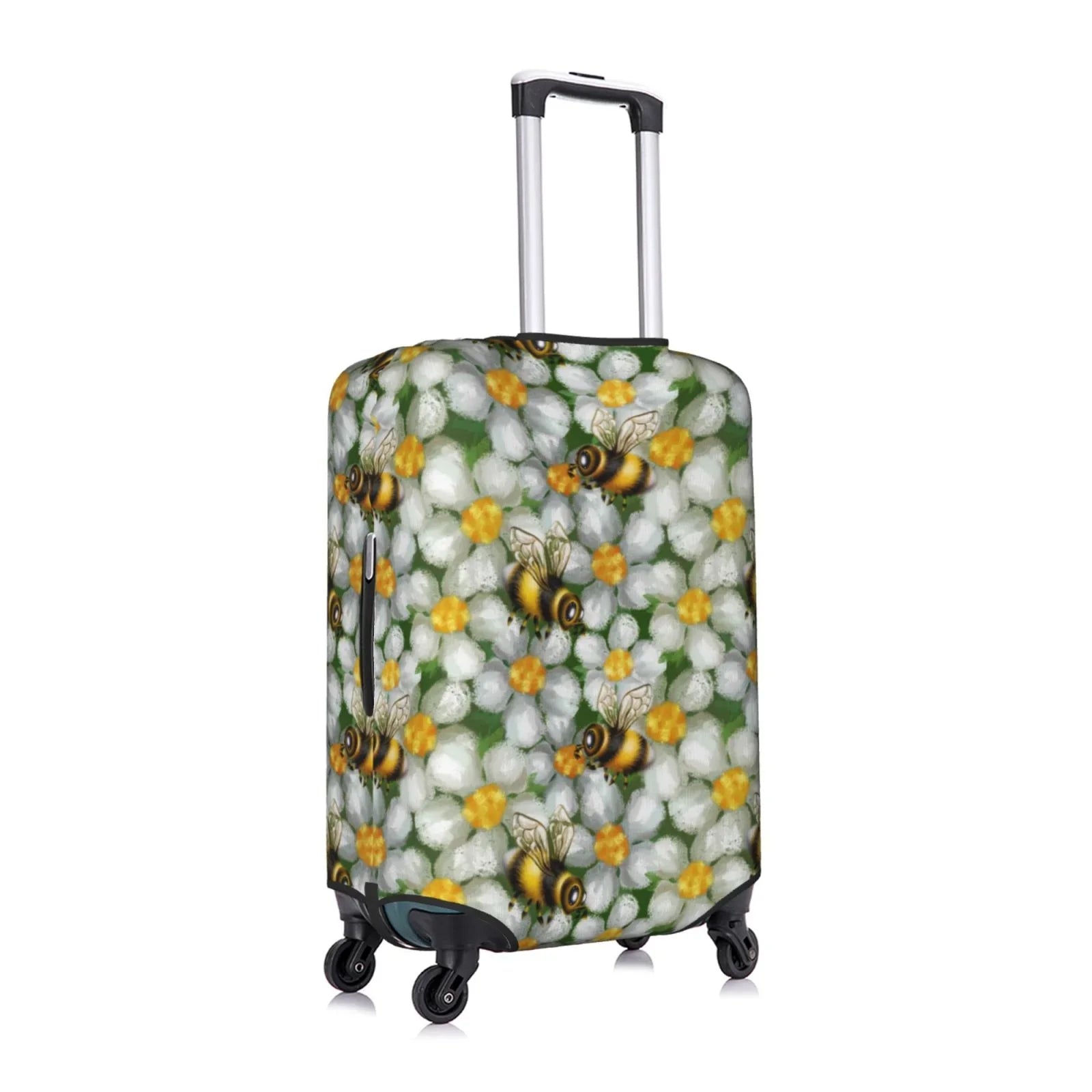 Kll Bees And Flower Luggage Cover Suitcase Cover Suitcase Protector-