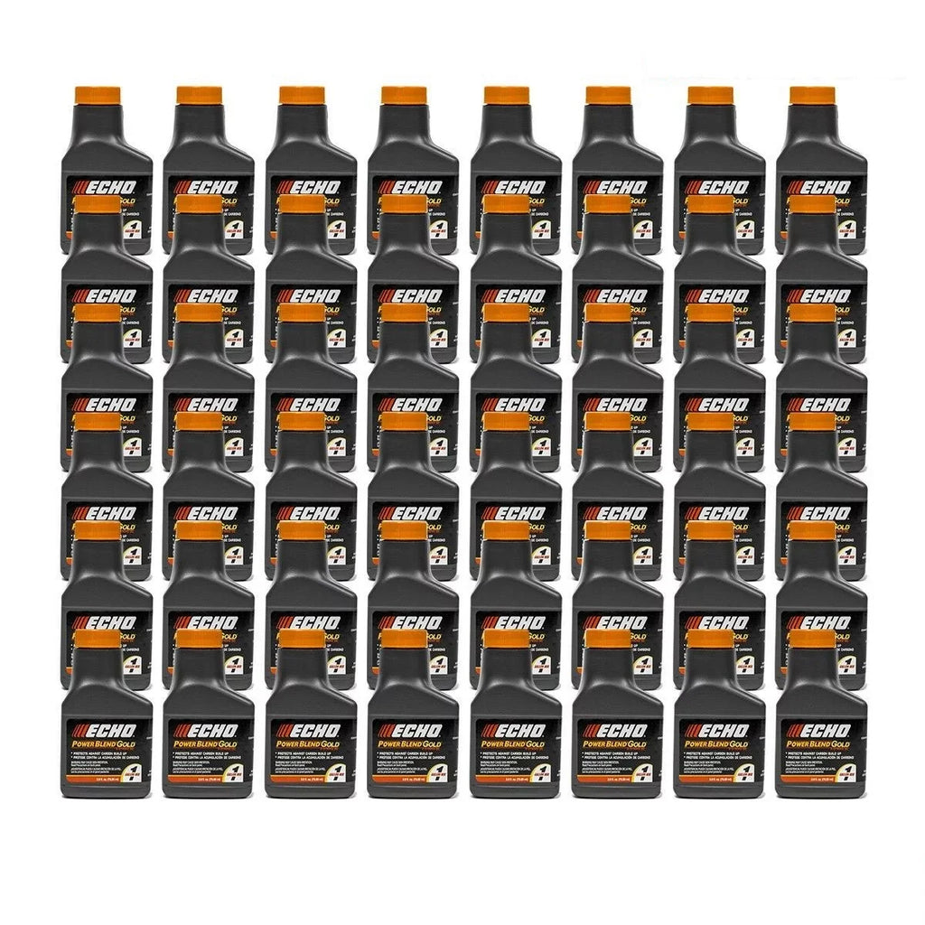 Genuine 48 Pack Echo 2.6 oz Oil Bottles 2 Cycle Mix for 1 Gallon Power Blend / 6450001
