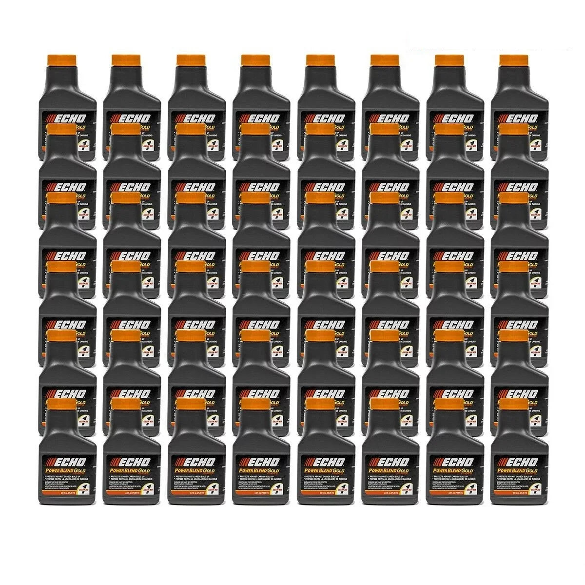 Genuine 48 Pack Echo 2.6 oz Oil Bottles 2 Cycle Mix for 1 Gallon Power Blend / 6450001