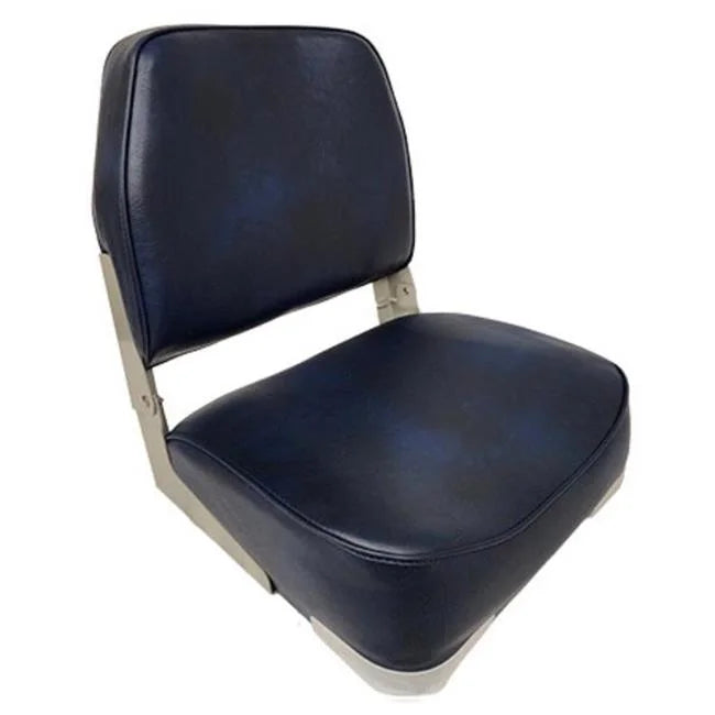 Boat Seat Low Back Fold Down Marine Boating Bass Fishing Pontoon 1003-