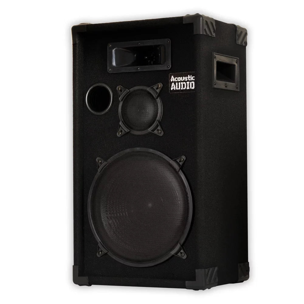 Acoustic Audio CR12 Passive 12"  Speaker 3-Way  Karaoke Band Home Monitor