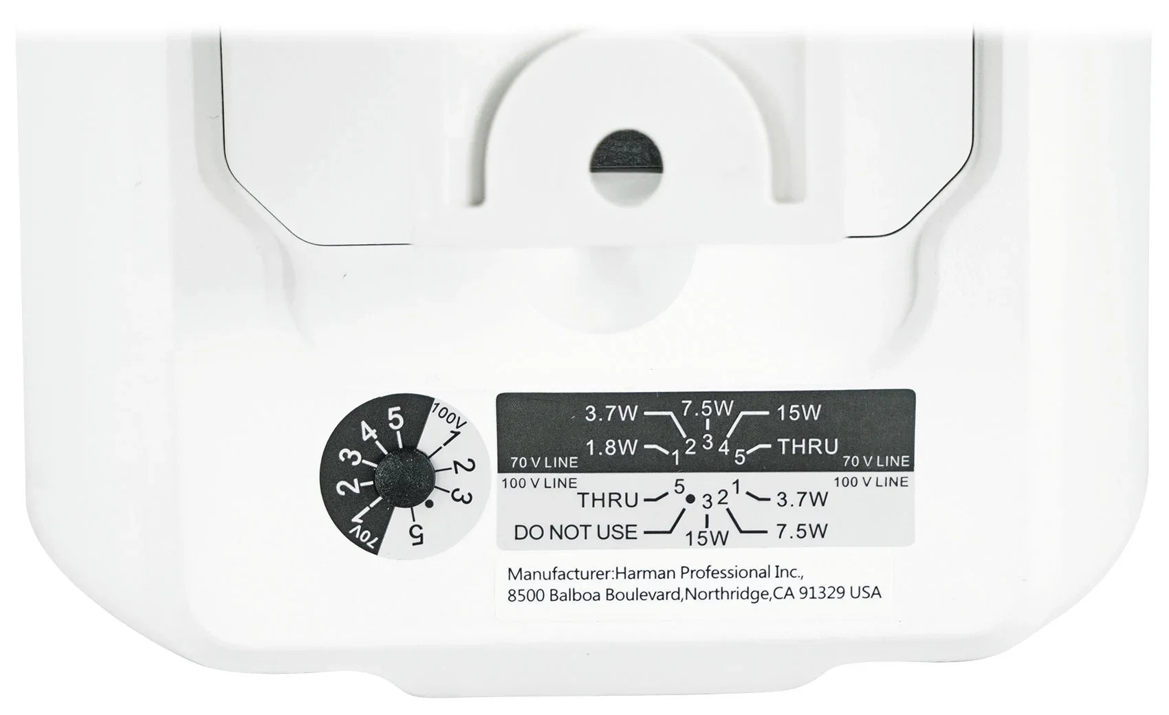 (10)  Control 23-1 White 3" Indoor/Outdoor 70v Commercial Wall Speakers + Amp