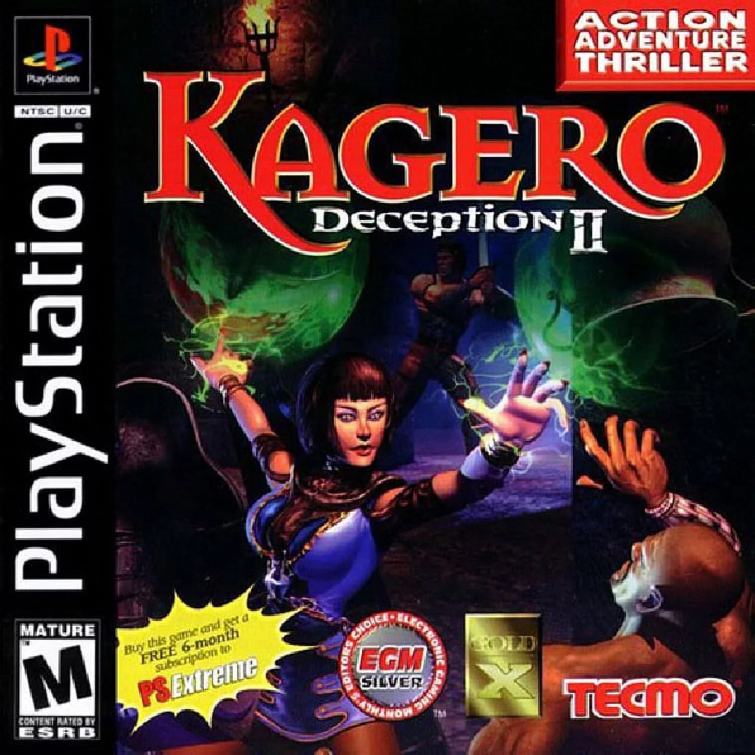 Restored Kagero: Deception  (Sony PlayStation 1, 1998)  Game (Refurbished)