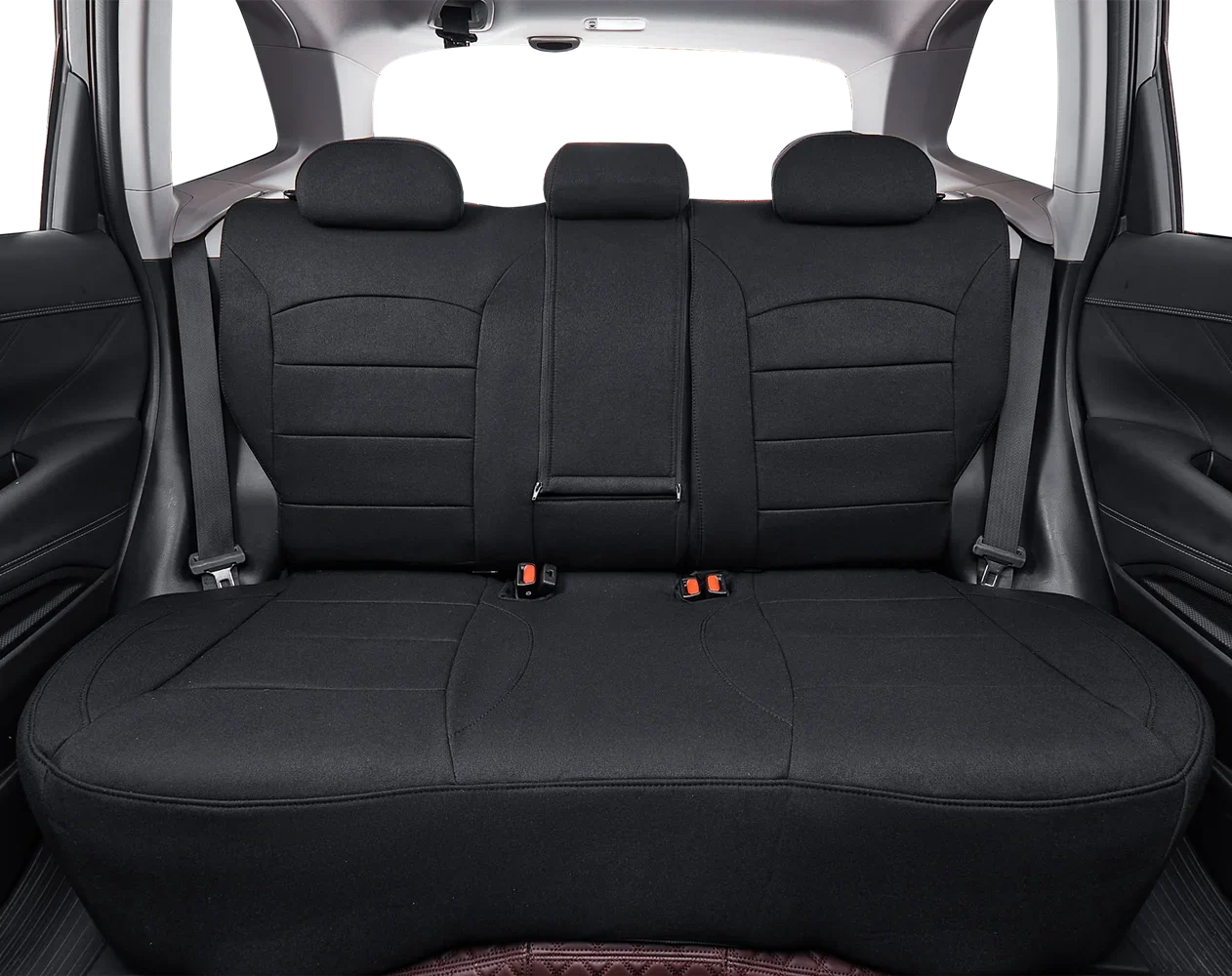 Coverdream Custom Fit  Car Seat Covers for Hyundai  2018 2019 2020 2021 2022 2023 - Polyester (Black,Full Set)