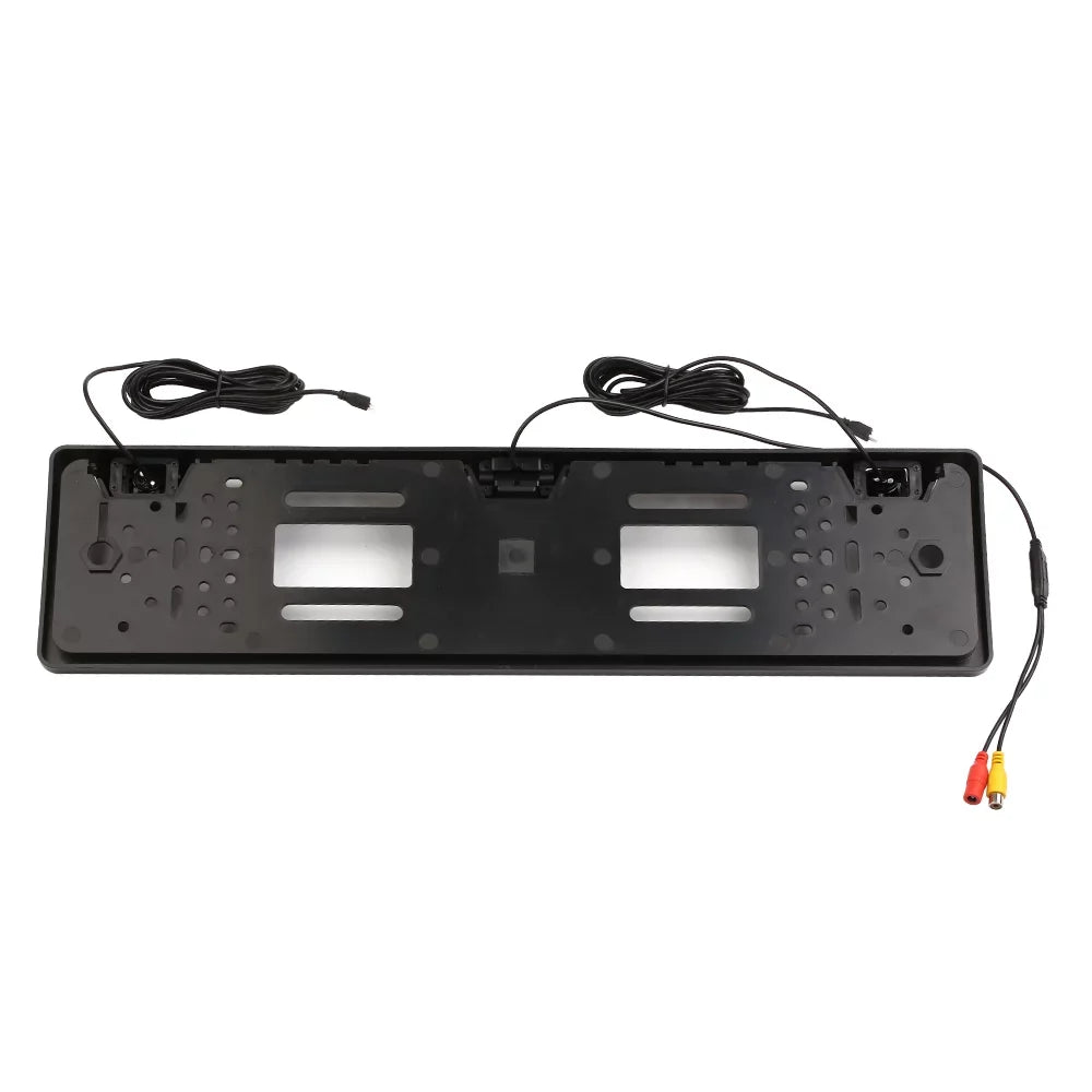 Tomshoo European License Plate Frame Backup Camera, 12  Rear View Camera, Car Reversing System, Parking Sensor
