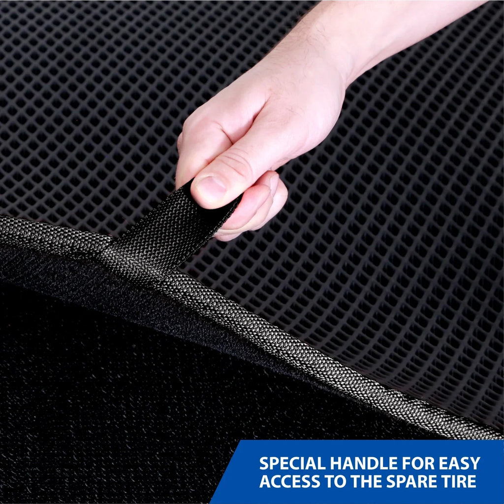 Goodyear Custom Fit Cargo Mat Liner for Toyota Camry 2015-2017 - Heavy Duty Trunk Liner, Dimond Shape, Luggage with Waterproof, Liquid & Dirt Trapping Technology - Anti-Slip Cargo Liner - GY004538