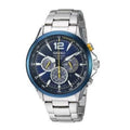 Seiko Men's SSC505 Core Solar Blue Dial Interchangeable Steel Bracelet Chronograph Watch