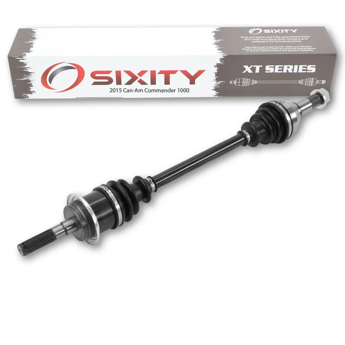 Sixity  Front Right Axle compatible with Can-Am Commander 1000 2015 -  1000   4X4