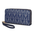 Collection by Mia K.  Danielle Milan M Signature Wallet Wristlet - Navy