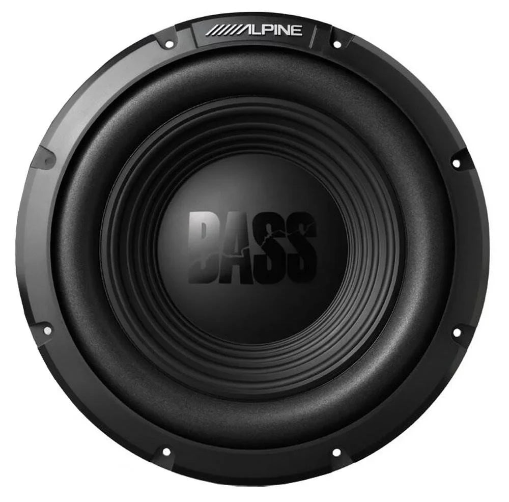 Alpine BassLine Series 10 Inch 750 Watt 4-Ohm Car Audio Subwoofer | W10S4