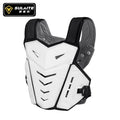 Motocross Body Armor Motorcycle Jacket Motocross Moto Vest Back Chest Protector Off-Road Dirt Bike Protective Gear White
