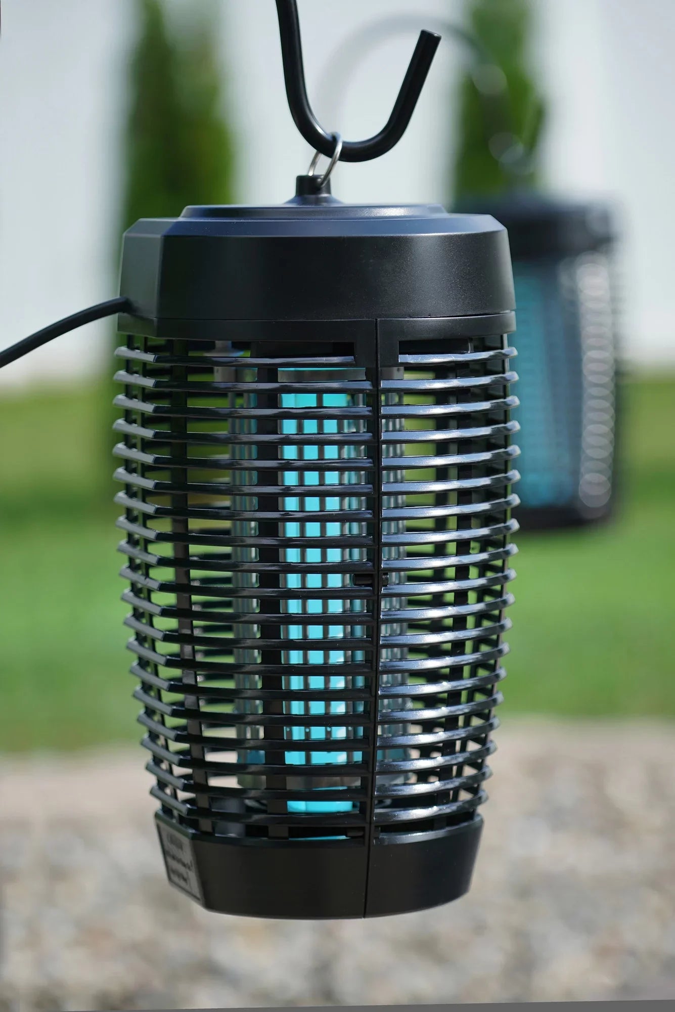 40W Outdoor 1 Acre Mosquito and Bug Zapper, Electronic Insect Killer, Black
