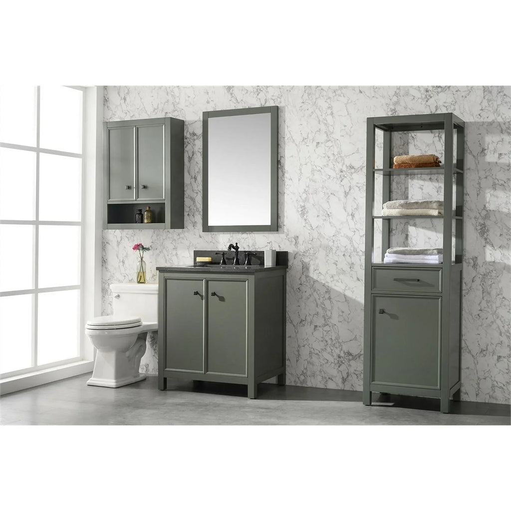 Legion Furniture 30" Contemporary /Veneer Wood Sink Vanity Cabinet - Green