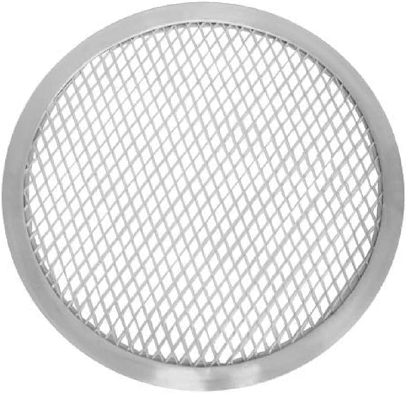 TrueCraftware- Set of 2 Aluminum 9” Pizza Baking Screen Seamless Rim- Bakeware Pizza Screen Round Pizza Pan Tray Round Baking Tray for Home Kitchen Pizzeria & Restaurants