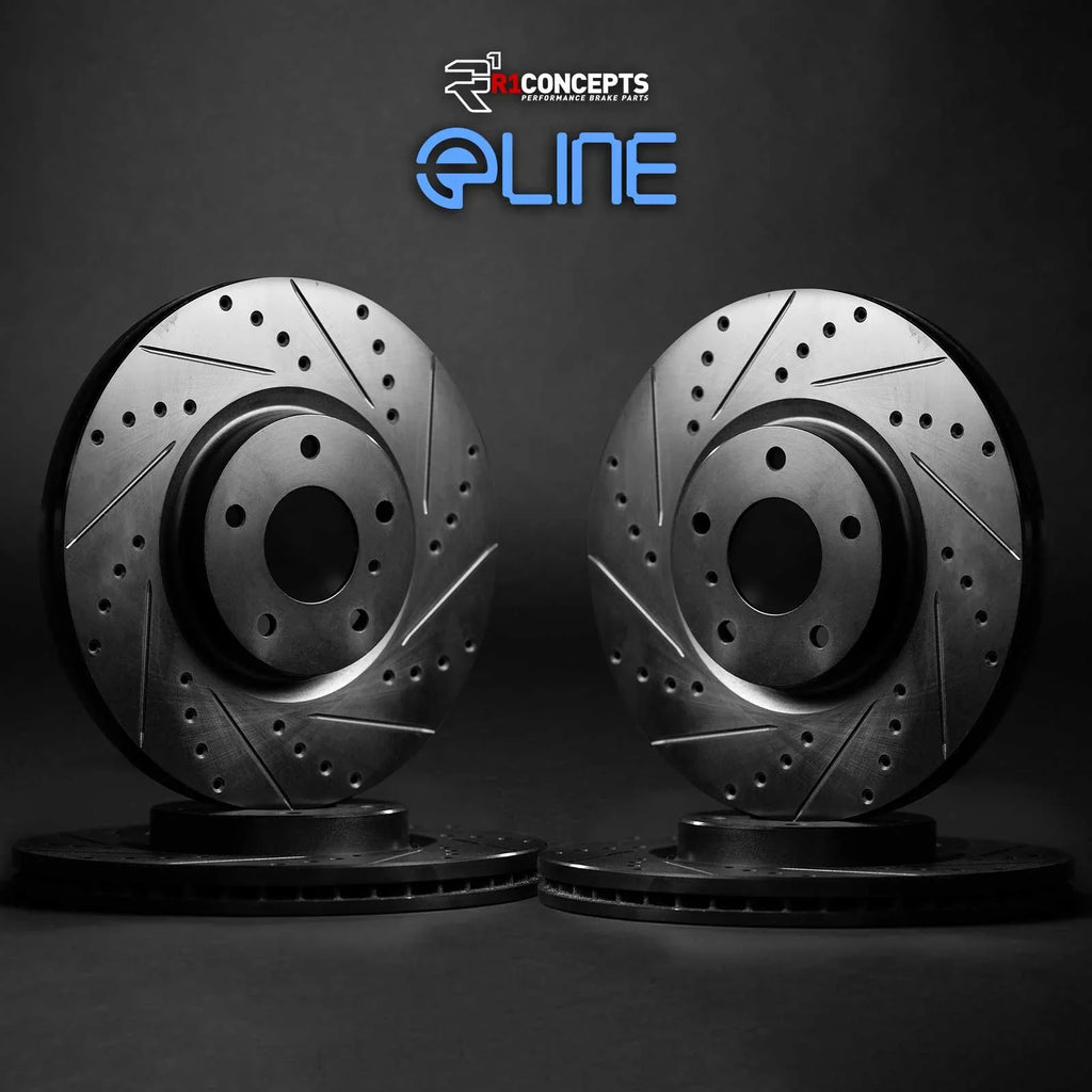R1 Concepts Whpn2 20005 R1 Concepts Brake Rotor D/S Black Fits select: 2014-2017  F- S, 2018-2020  F-