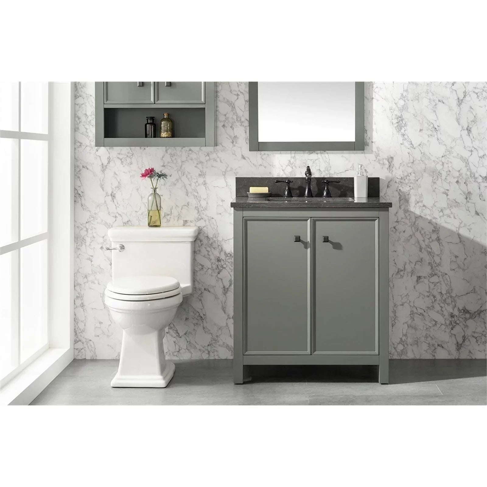 Legion Furniture 30" Contemporary /Veneer Wood Sink Vanity Cabinet - Green