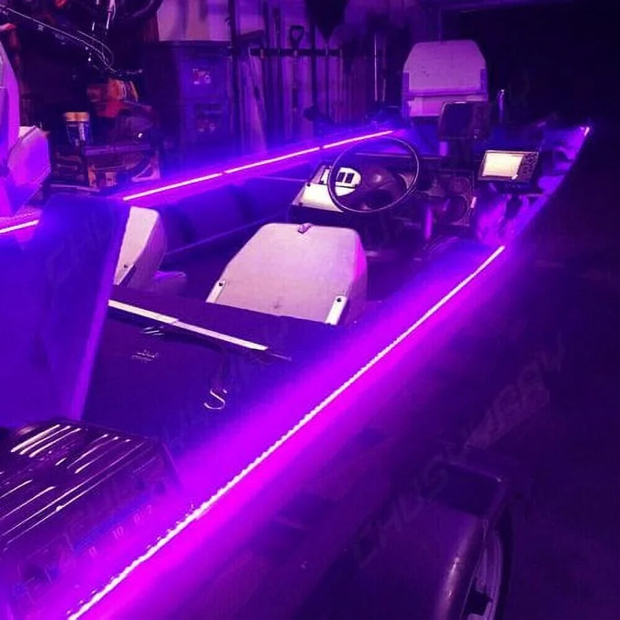 Lights Strip, Purple 300 LEDs Light Strips Kit for Bedroom, Home, Kitchen