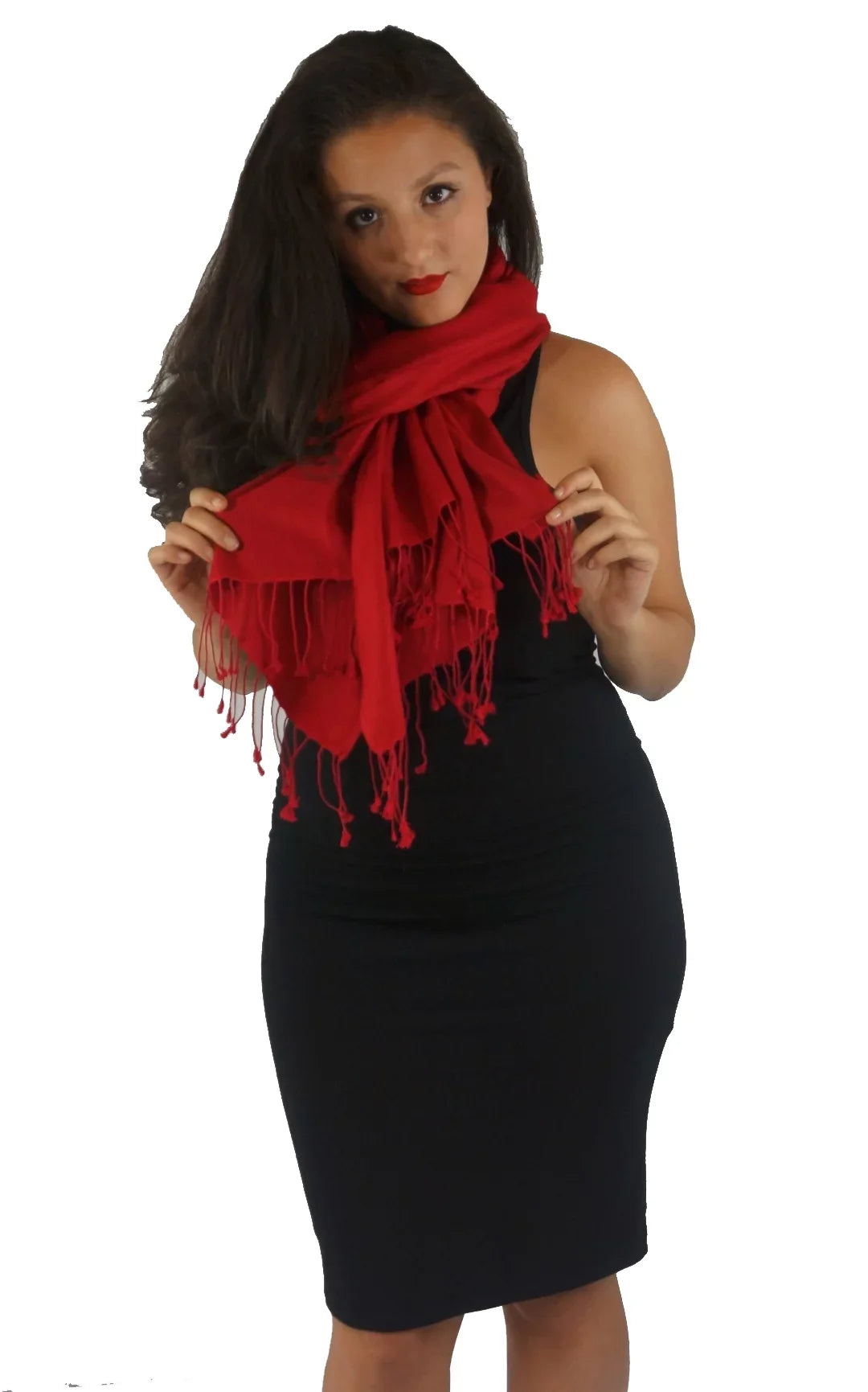 Shawl/Shawls/Scarf/Scarves/Wrap/Stole/Muffler/Cape/Ruana/Blanket/Throw/Pashmina Shawl/Cashmere Scarf/Wool/Silk (Wine Red Regular Shawl)