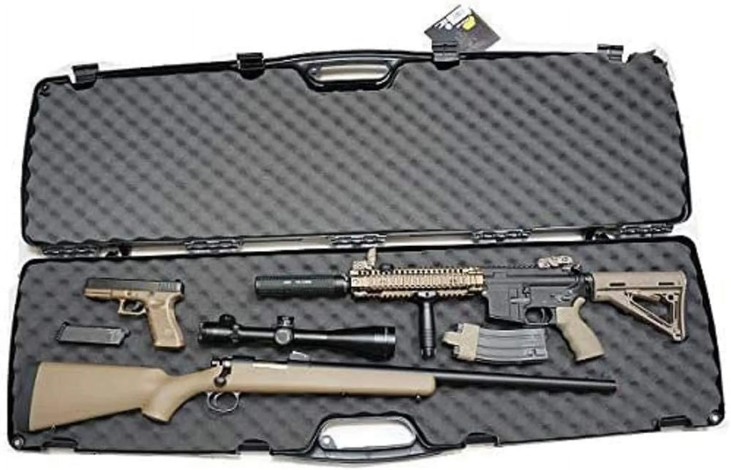 Plano  Double Scoped Rifle/Shotgun Case, Black