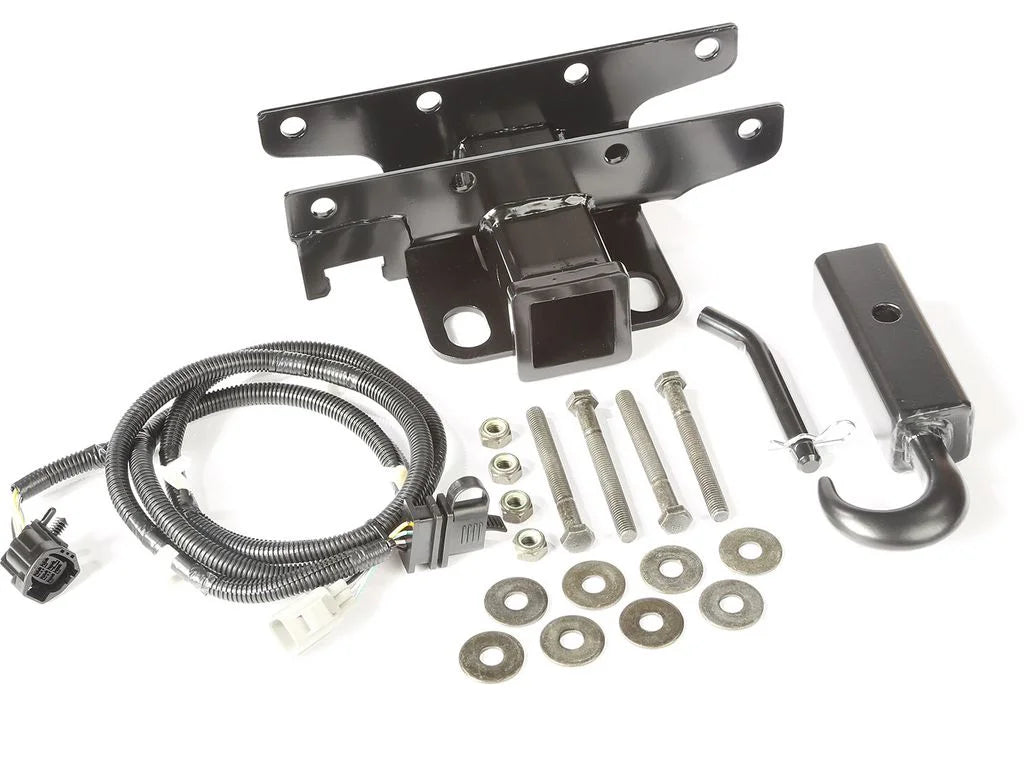 Rugged Ridge by RealTruck Trailer Hitch Kit for Wrangler  | 2" Ball, Rated to Tow 2,000-Lbs | 11580.54 | Compatible with 2007-2018 Jeep Wrangler