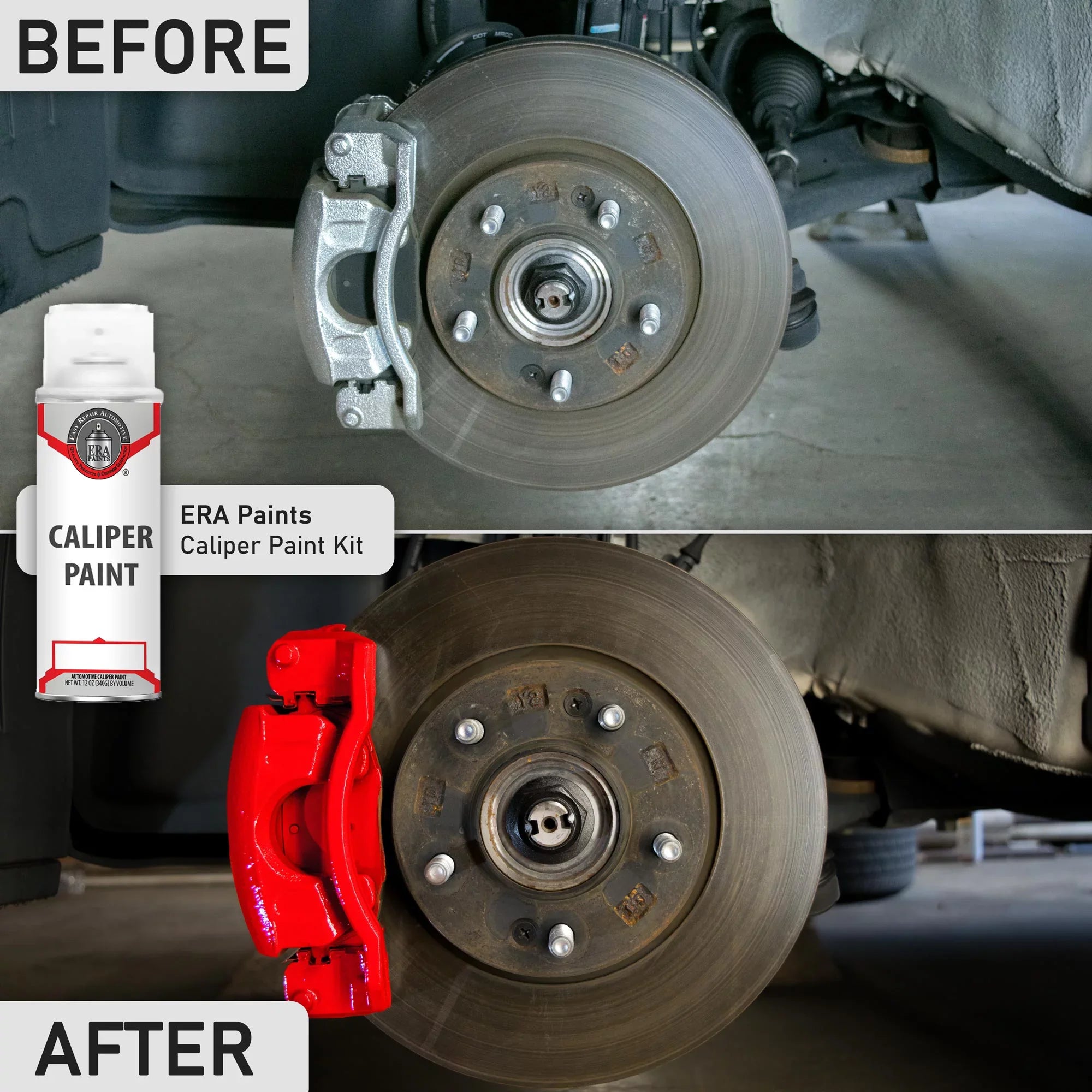 Paints Green Brake Caliper Paint Kit With Omni-Curing Catalyst - 2K Aerosol High Gloss Chemical Resistant and Extremely Durable Against Color Fade and Brake Fluid