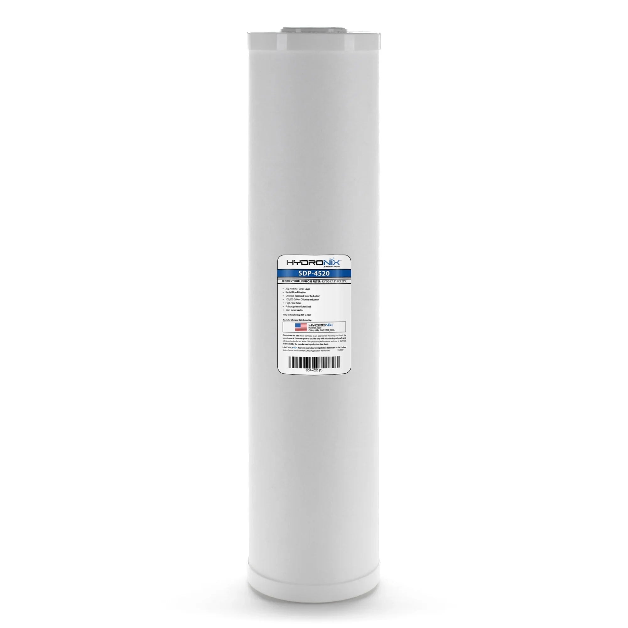 Hydronix Radial Flow Carbon Filter - 4.5" x 20" Compatible to RFC20-