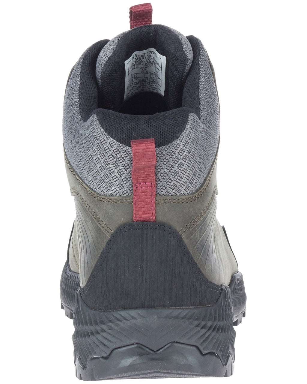 Merrell Men's Forestbound Waterproof Hiking Boot Soft Toe Grey 13 D(M)