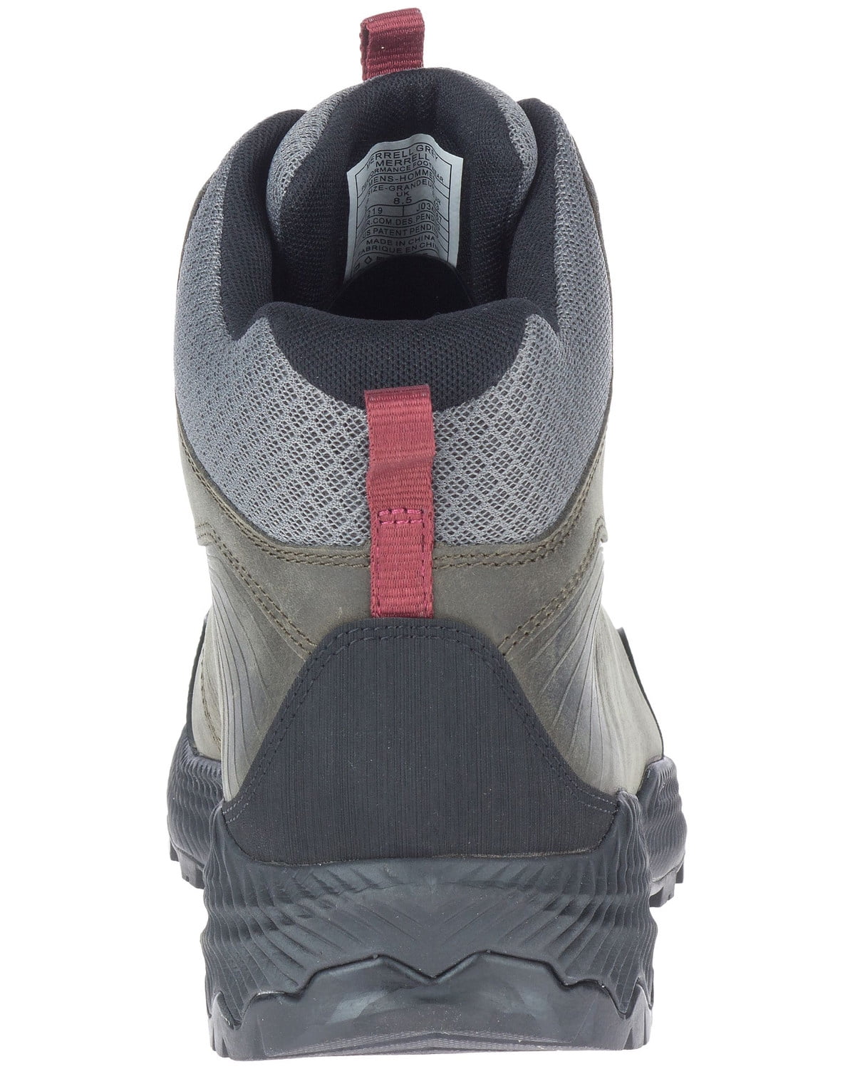Merrell Men's Forestbound Waterproof Hiking Boot Soft Toe Grey 13 D(M)