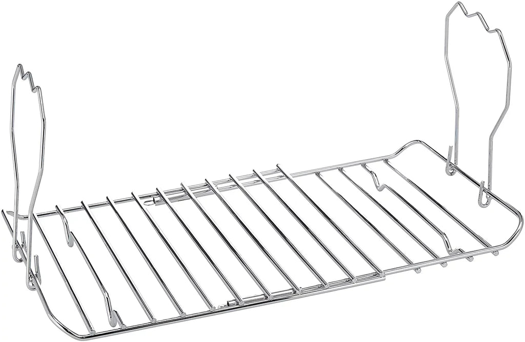 3-Tier Collapsible Oven Rack & Turkey Lifter Roasting Rack | Space Saving Oven Rack For Multiple Roasting And Baking Tasks | Includes (1) Oven Rack & (1) Turkey Lifter