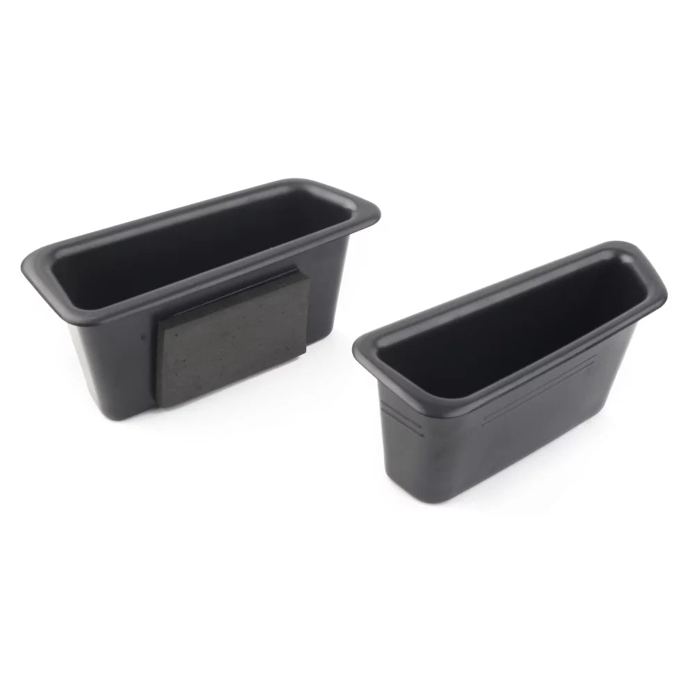 2pcs Car Front Door Handle Armrest Storage Box Case Phone Container Key Holder Tray Bin Kit for Volvo S60 V60 2010-2017
