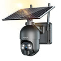 Xega 2K Outdoor 3G/4G  Cellular Solar/Battery Power Wireless Security Camera with  Card, 14400mAh Rechargeable Battery, 4X Zoom, 355° Pan 95° Tilt, Night Vision, 2-Way Talk, IP66, No Wifi Need