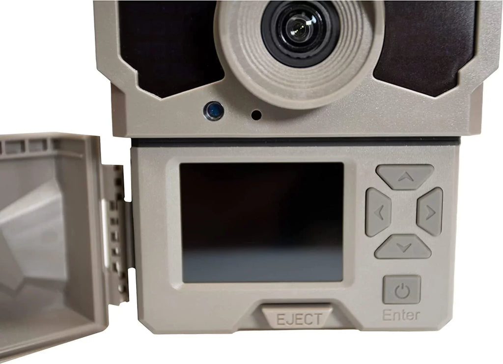 Reveal X  Cellular Trail Camera, Verizon and &T,  Glow, Integrated  Tracking, Built in  Screen,  Photo and  Video X- + Solar Panel