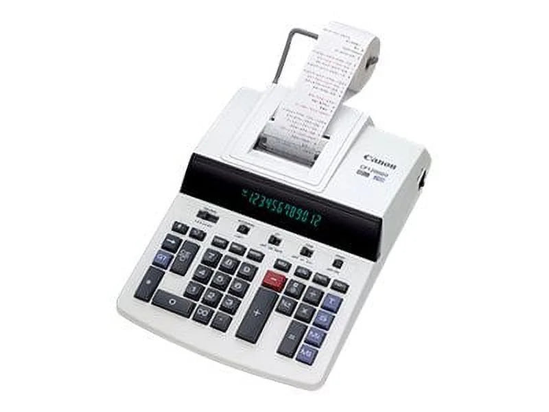 Canon CP1200DII 12-Digit Commercial Desktop Printing Calculator, / Print, 4.3L/Sec