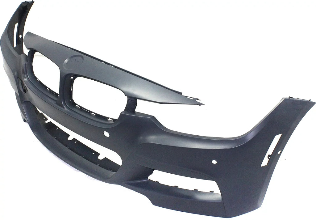 Front   Compatible For  3- 2013-2018 Primed with M Sport Line with  Sensor Holes/Camera Sedan/Wagon
