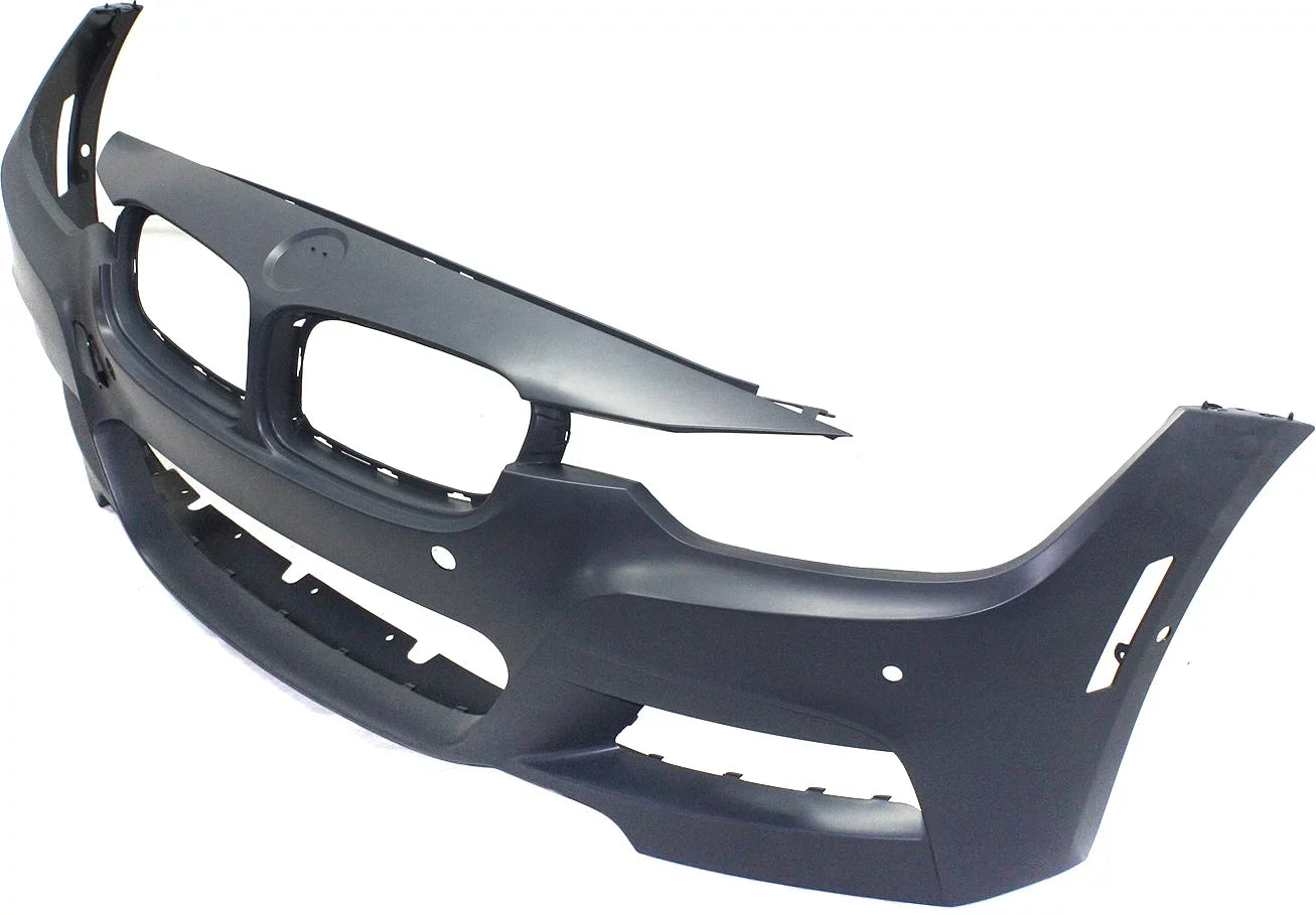 Front   Compatible For  3- 2013-2018 Primed with M Sport Line with  Sensor Holes/Camera Sedan/Wagon