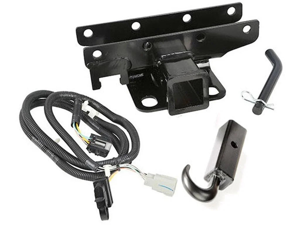 Rugged Ridge by RealTruck Trailer Hitch Kit for Wrangler  | 2" Ball, Rated to Tow 2,000-Lbs | 11580.54 | Compatible with 2007-2018 Jeep Wrangler