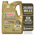 Castrol  Extended Performance 5W-20 Advanced Full Synthetic Motor Oil, 5 Quarts