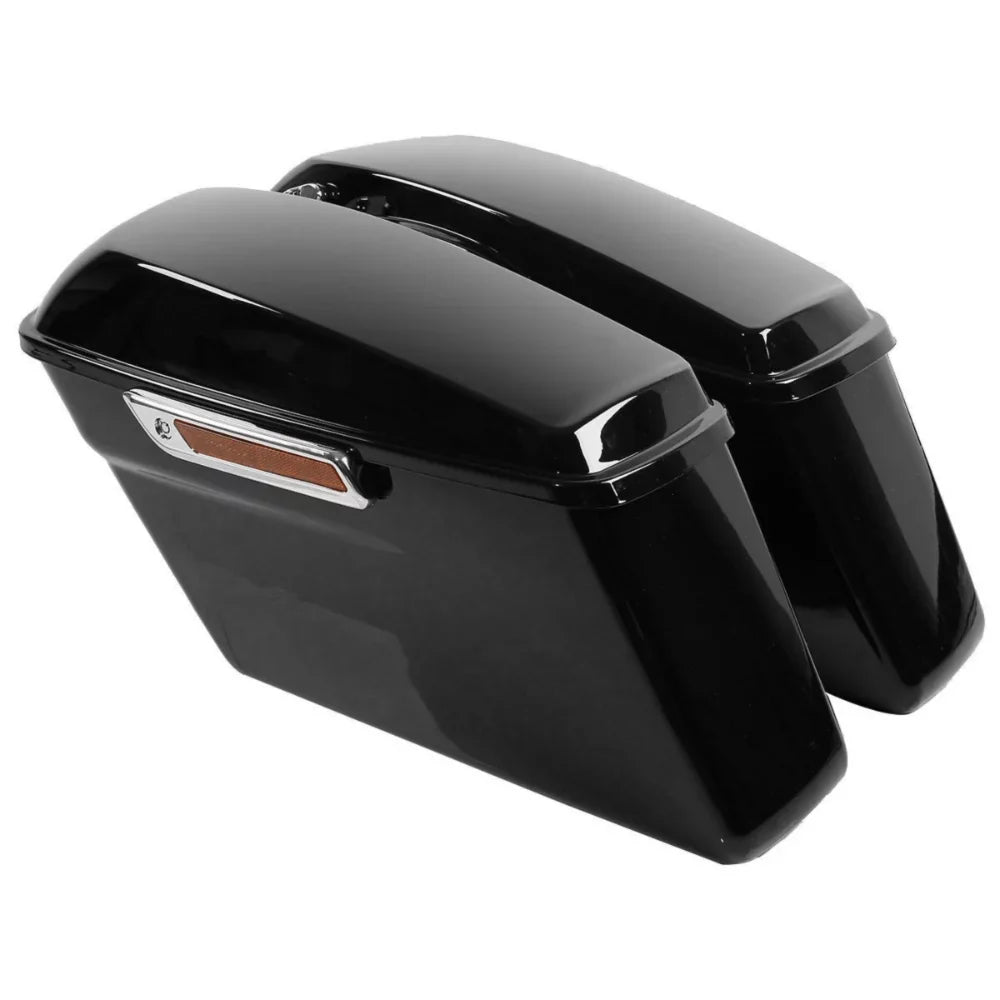 Hard Saddlebags Saddle Bags w/ Conversion Brackets For Harley-Davidson