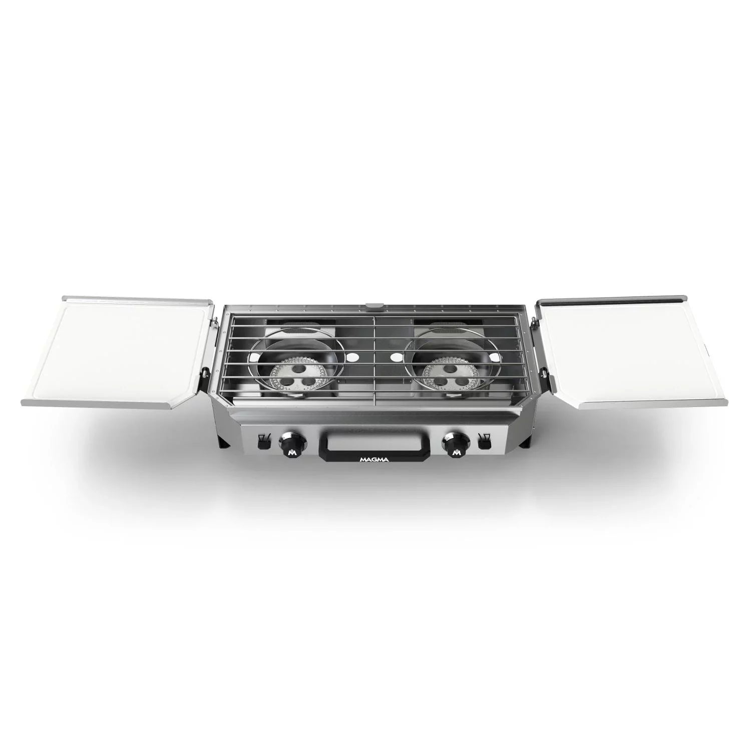 Magma Crossover Double Burner Camping Stove With Grill Top & Griddle Top